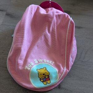 Disney Cuties Pink Hat with Pooh Cartoon Design